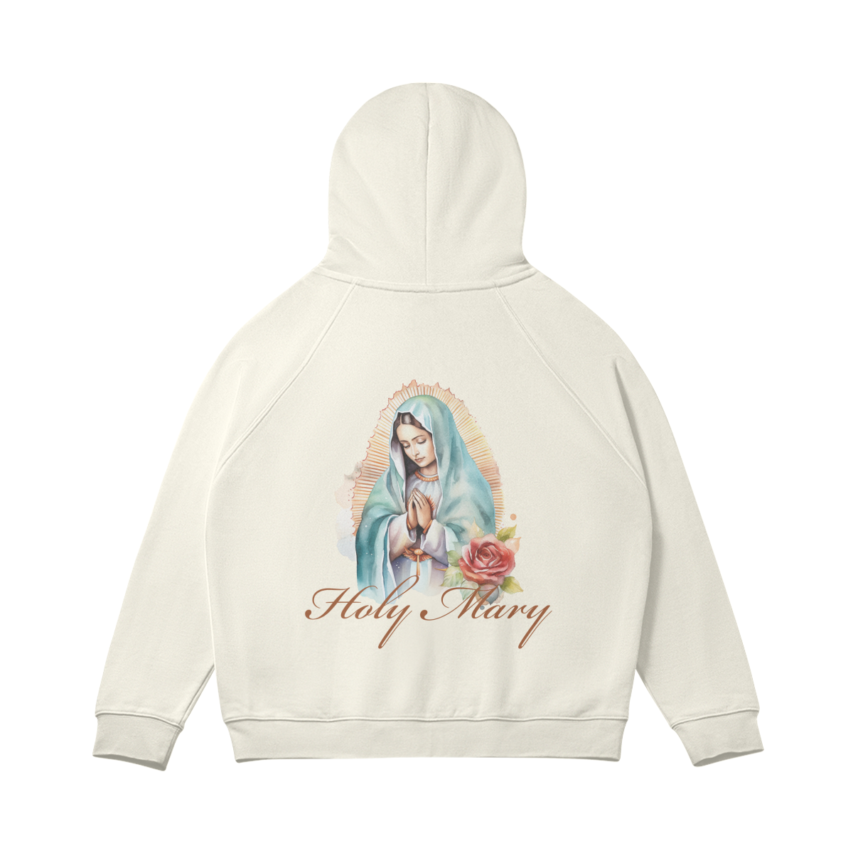 oversized t-shirt, faith-based clothing, Holy Regime, Mary, Sacred Heart, Christian apparel, heavyweight t-shirt, Christian clothing brand, faith-inspired fashion, devotion, Blessed Mother, holy regime, jacket, make heaven crowded