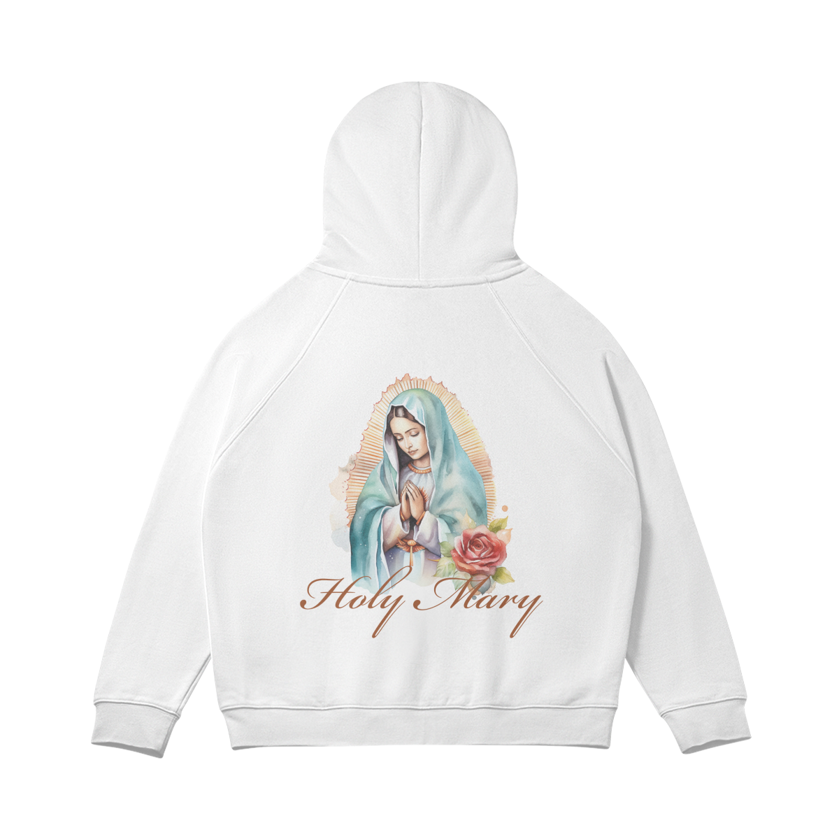 oversized t-shirt, faith-based clothing, Holy Regime, Mary, Sacred Heart, Christian apparel, heavyweight t-shirt, Christian clothing brand, faith-inspired fashion, devotion, Blessed Mother, holy regime, jacket, make heaven crowded