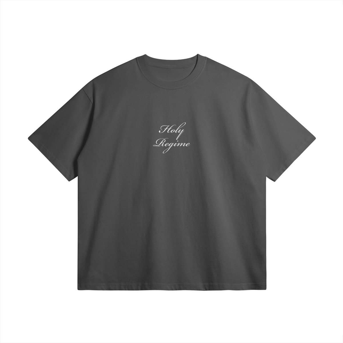 oversized t-shirt, faith-based clothing, Holy Regime, angel, trumpet, Make Heaven Crowded, Christian apparel, heavyweight t-shirt, Christian clothing brand, faith-inspired fashion, evangelism, spreading the gospel.