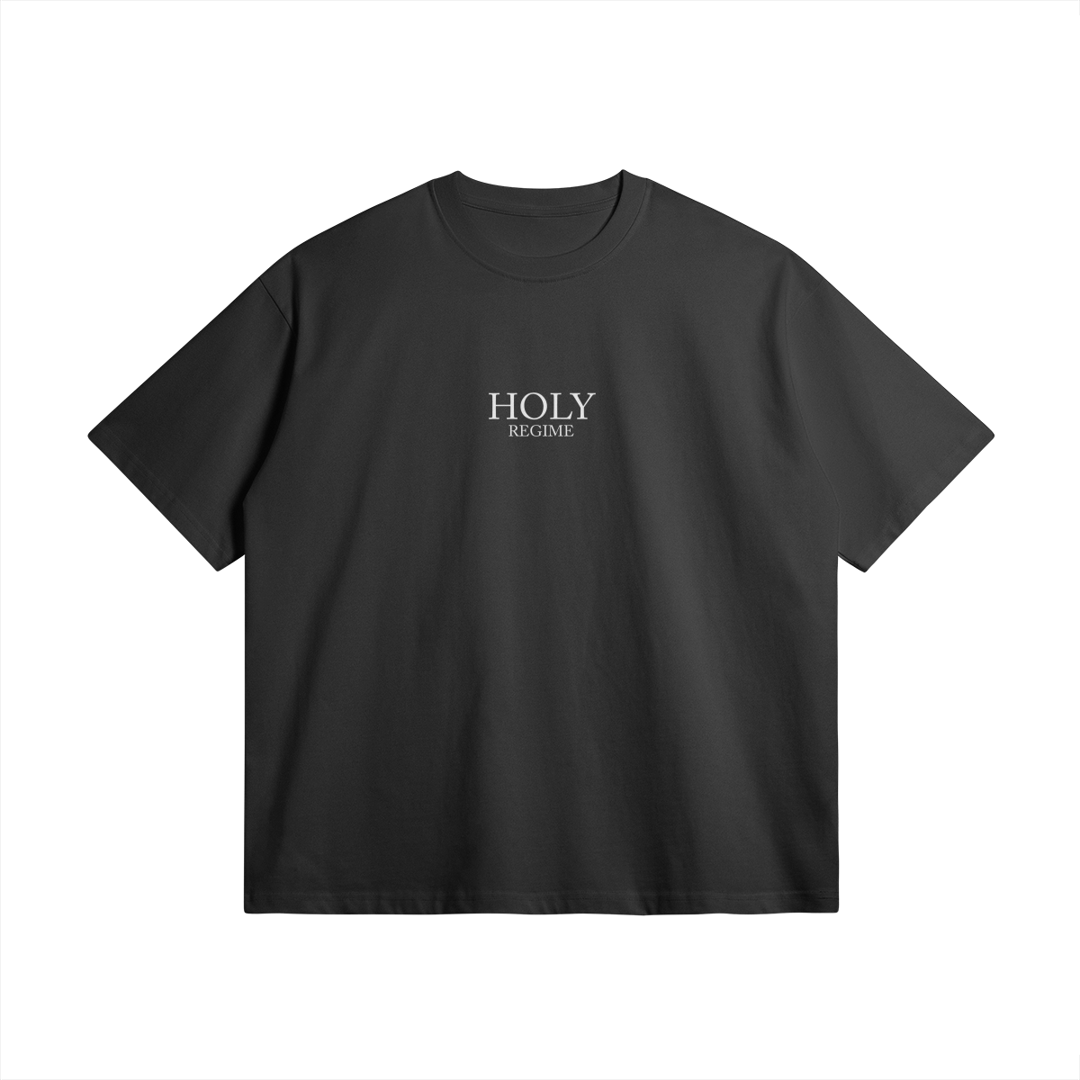 oversized t-shirt, faith-based clothing, Holy Regime, Christian apparel, Glory To God, heavyweight t-shirt, Christian clothing brand, proclamation of faith, devotion, faith-inspired fashion, holy regime, make heaven crowded