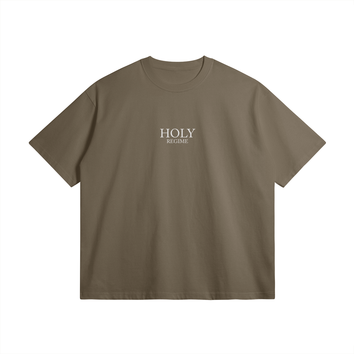 oversized t-shirt, faith-based clothing, Holy Regime, Christian apparel, Glory To God, heavyweight t-shirt, Christian clothing brand, proclamation of faith, devotion, faith-inspired fashion, holy regime, make heaven crowded